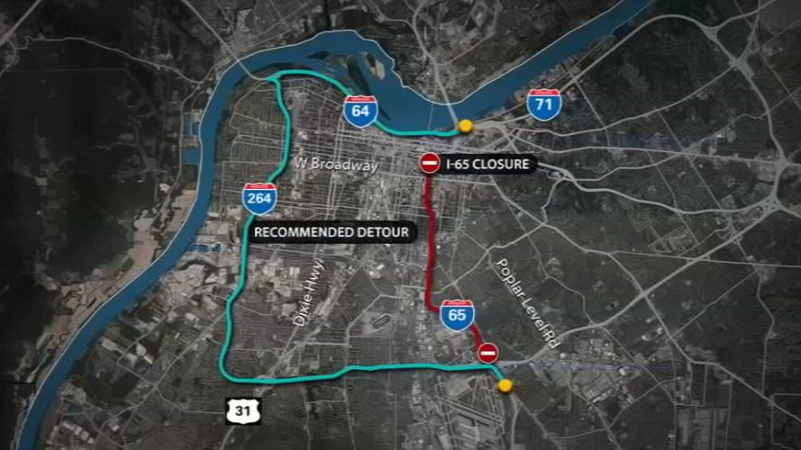 I-65 detour