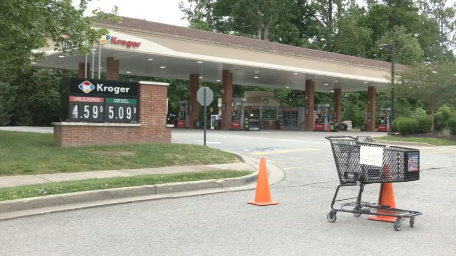 Kroger gas station in Prospect out of gas on May 23, 2022