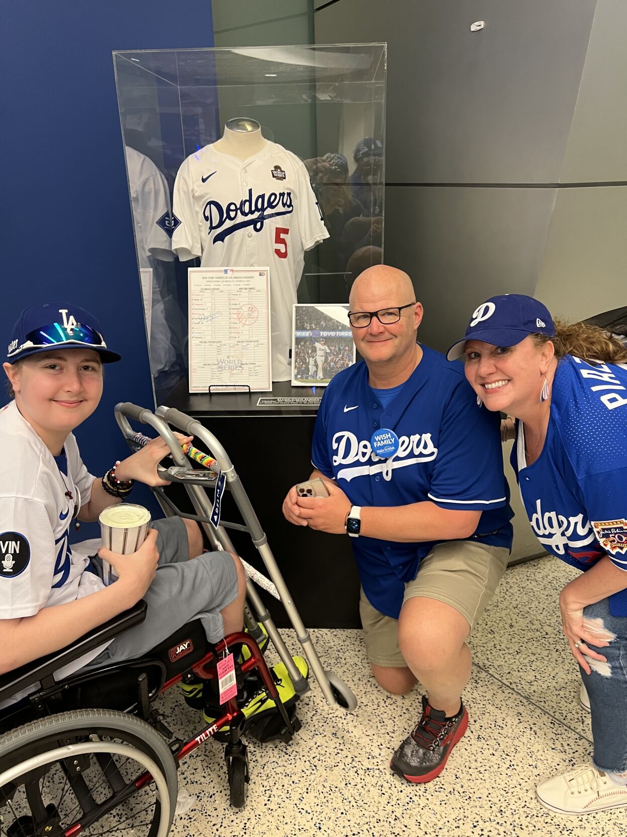 Maxson at World Series Game