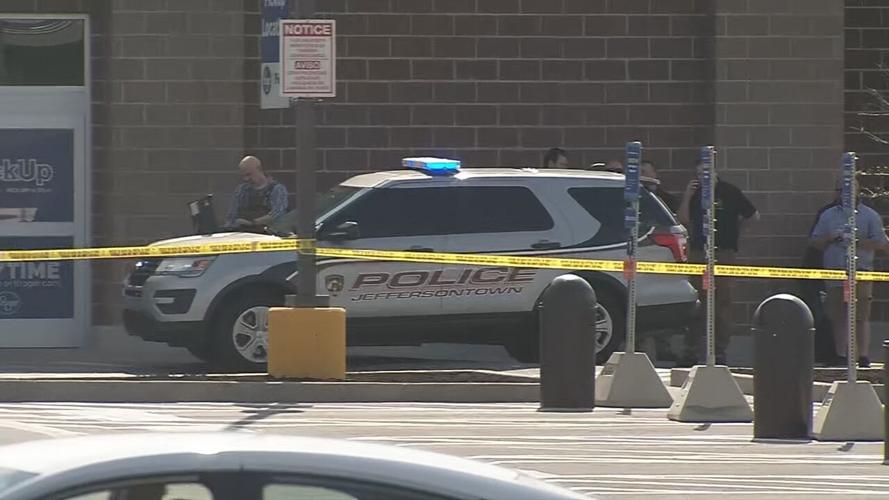 Jeffersontown Kroger taped off after April 7, 2021 evacuation due to 'suspicious package'