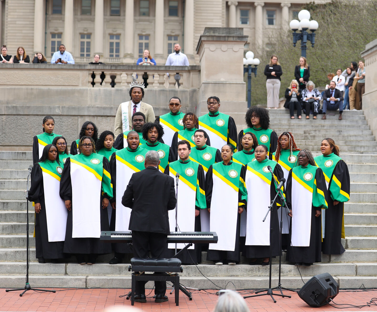 KSU choir performs at March on Frankfort.JPG