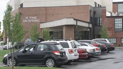 Senior citizens evacuated from of M. Fine apartments in Jeffersonville after flooding
