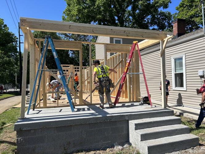 Holy high five builds house