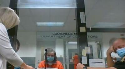 Darrell Browning in court on April 13, 2021