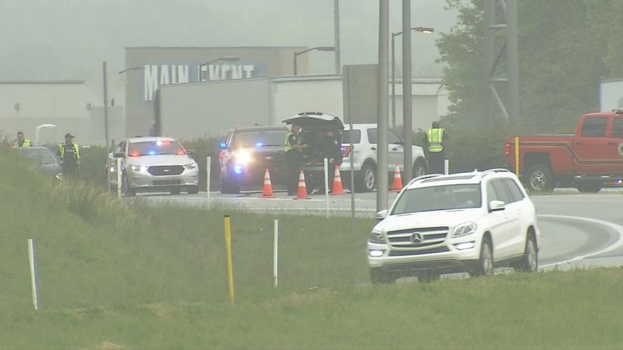 Scene of fatal May 13, 2020 crash on I-64 near Blankenbaker