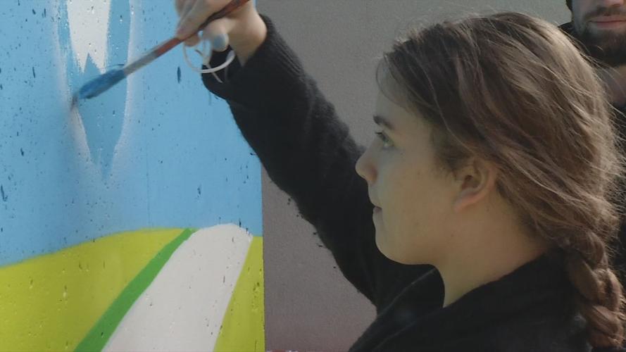 'Where Hope Blooms' mural at Norton Children's Hospital