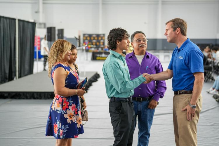 Gov. Andy Beshear at Everybody Counts Signing Day