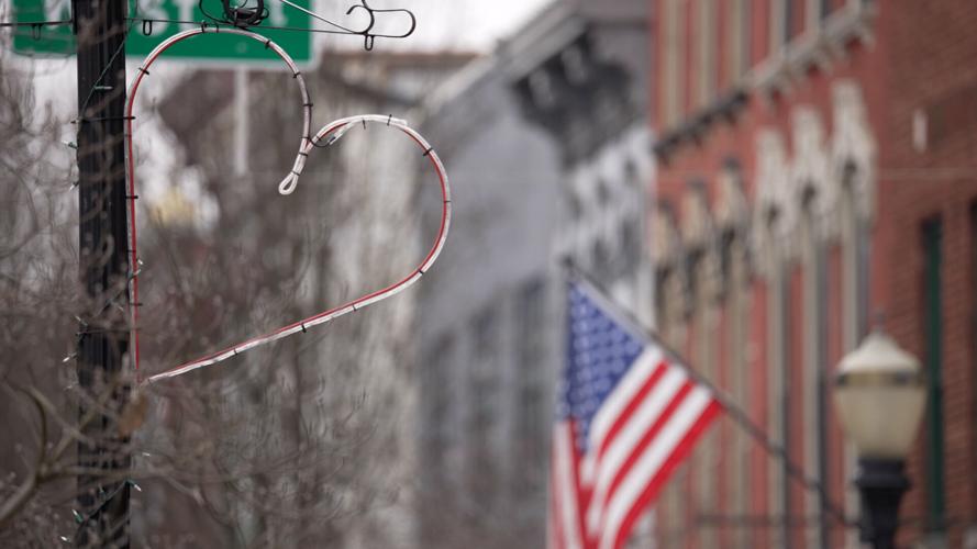 Madison, Indiana decorations created by city fabricator, Dave Kidwell