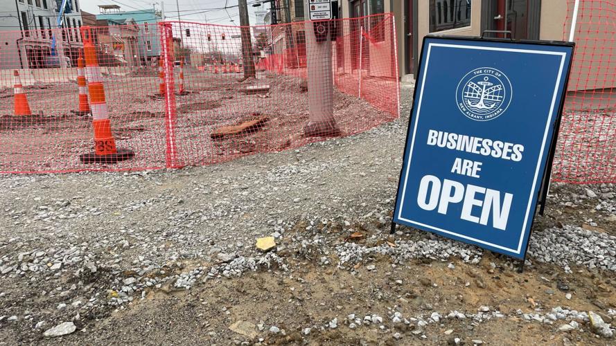 Downtown New Albany Construction