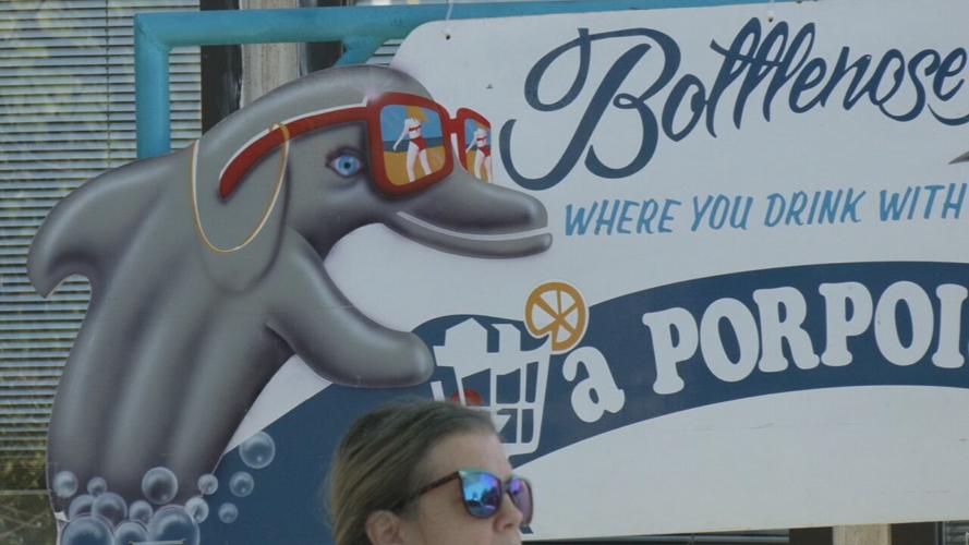 Key West decorations in front of Indiana home
