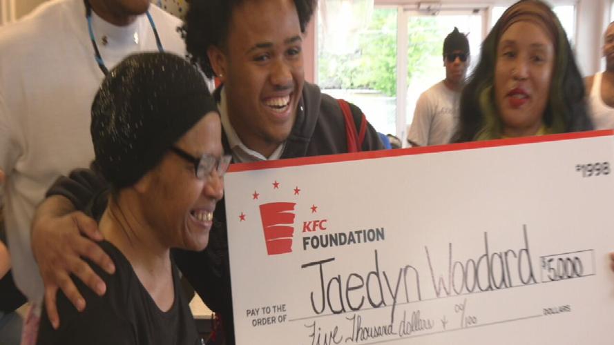 Jaedyn Woodard KFC Foundation $5K scholarship