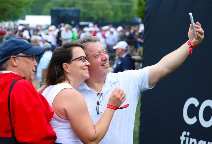 Three people take a selfie at Valhalla.JPG