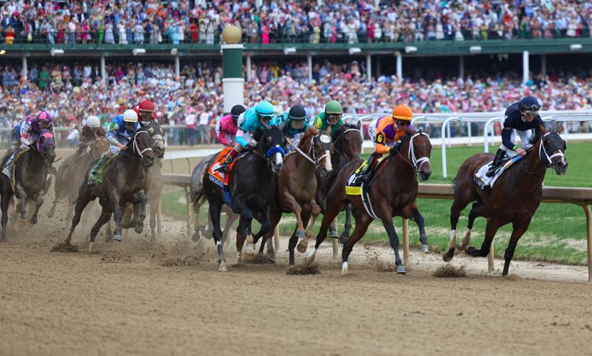 Horses compete at Kentucky Derby 2023.JPG
