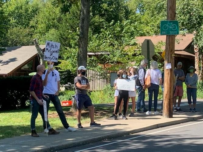 McConnell Protesters - 9-19-20