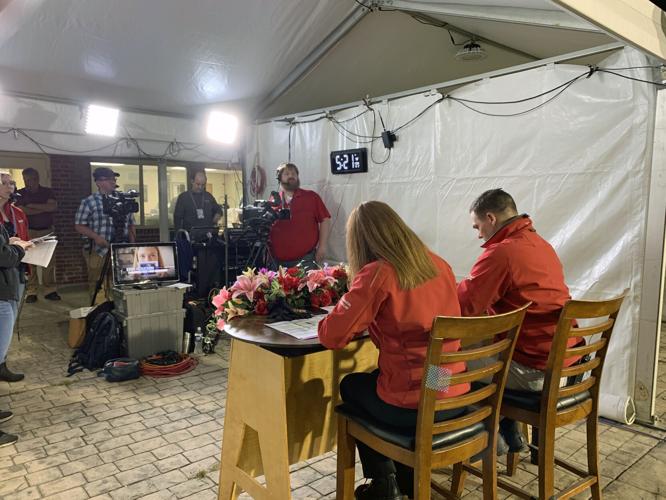 Behind-the-scenes with the WDRB in the Morning team on the Churchill Downs Backside on Monday, May 2, 2022