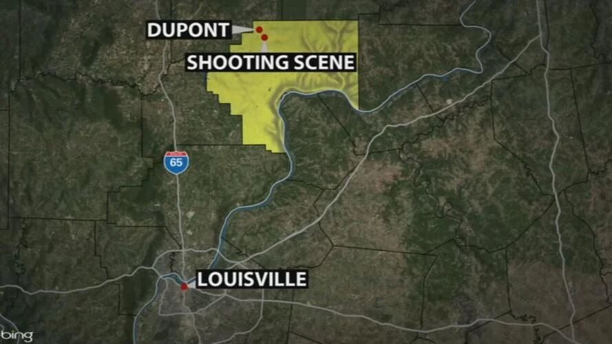 map of gang shooting in Jefferson Co., Ind. - 2.8.23