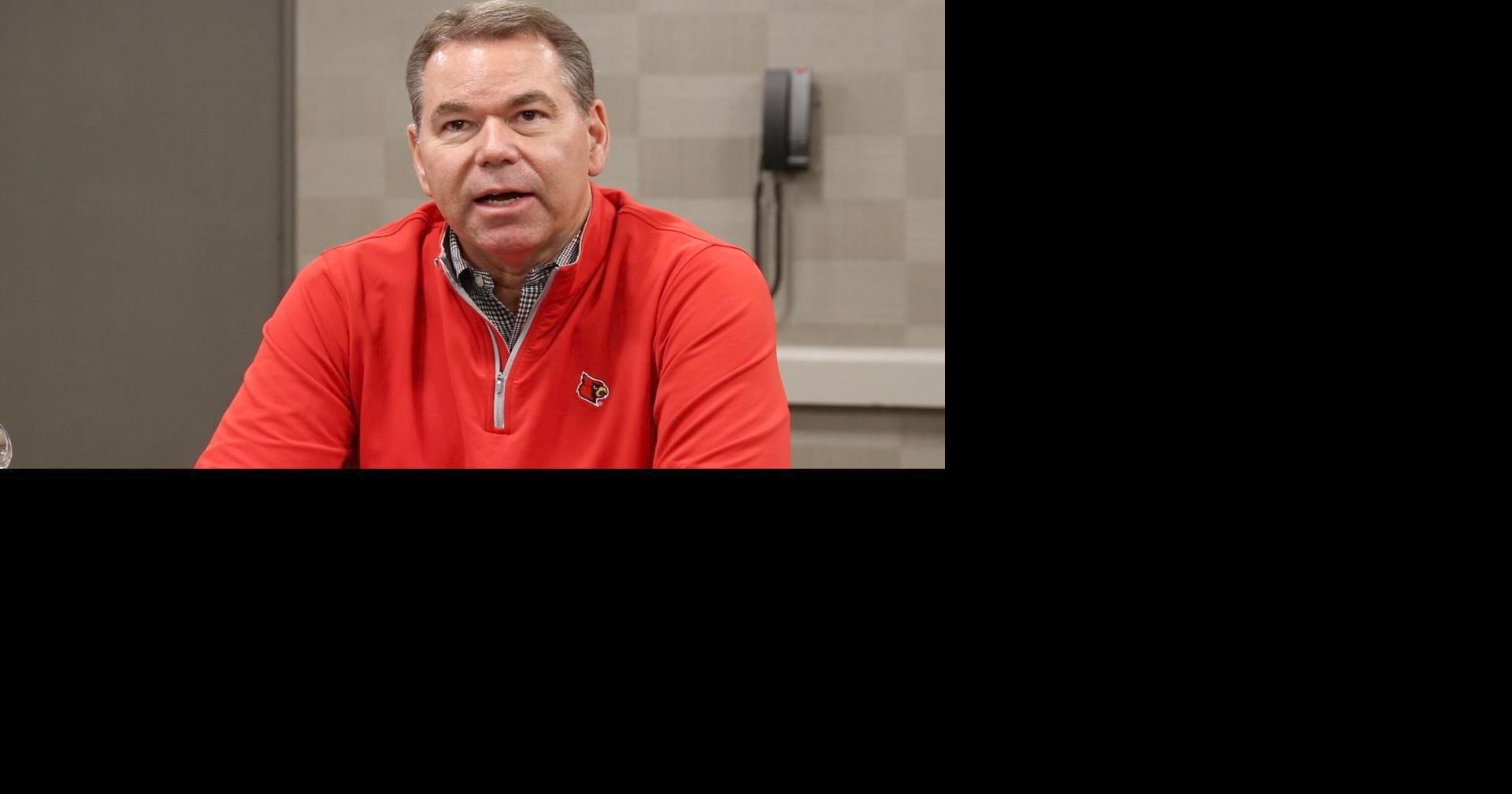WATCH LIVE @ 5:30 pm: UofL interim AD Vince Tyra's news conference