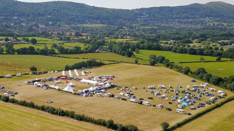 Swingfields Festival Aerial View