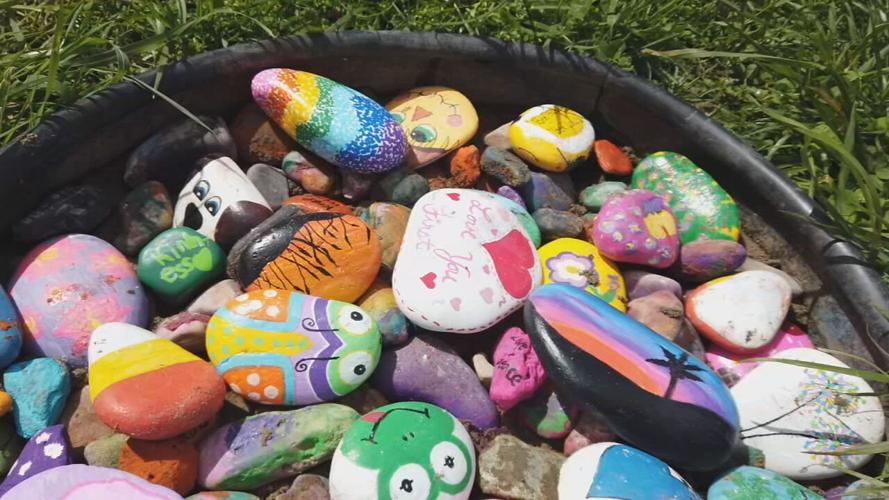 Kindness Crew, Kennedy Montessori Elementary School, rock garden