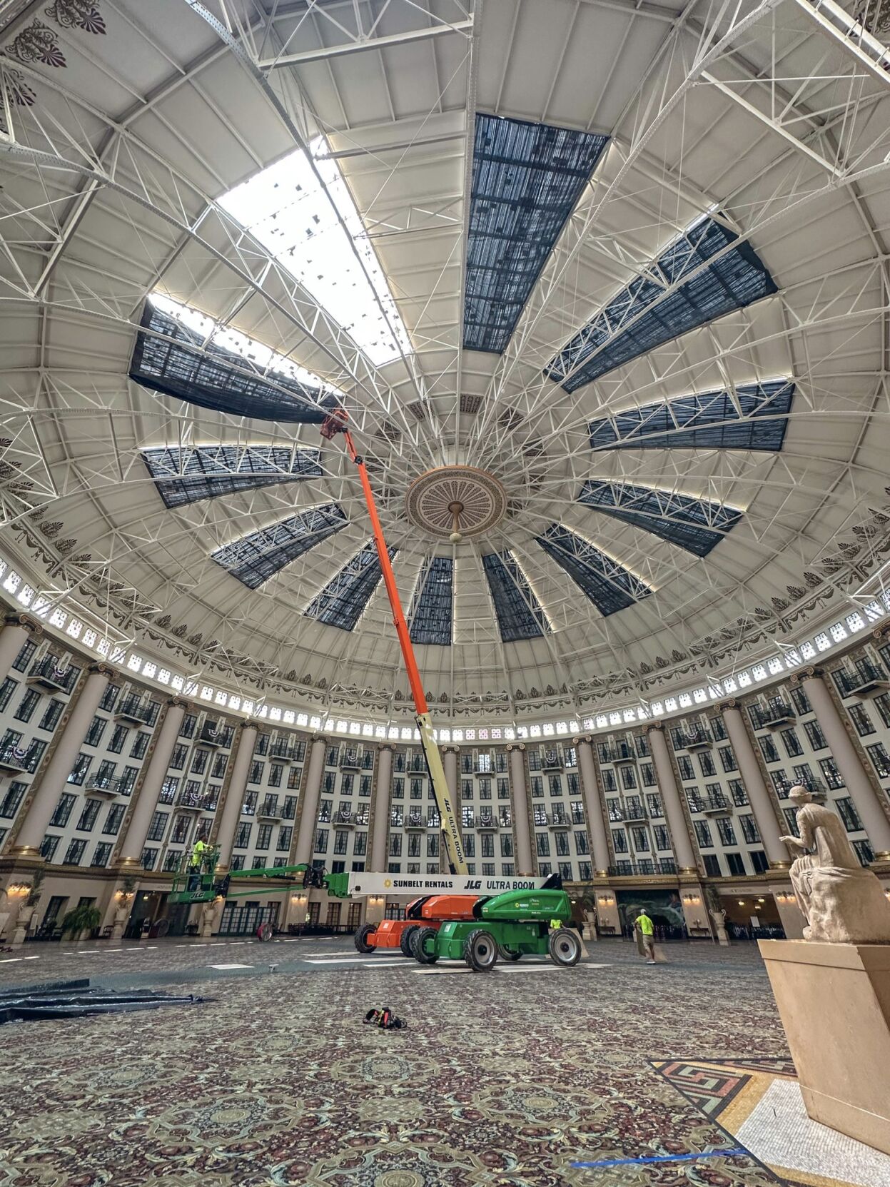 West Baden Springs Hotel atrium