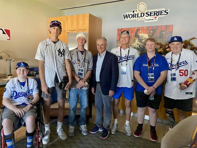 Maxson at World Series Game