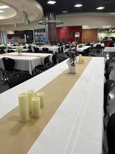 Bullitt Central High School farm to table scholarship dinner centerpieces.jpg