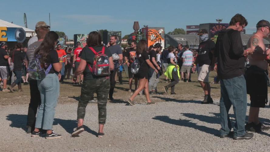 Louder Than Life crowds on first day of 2023 festival