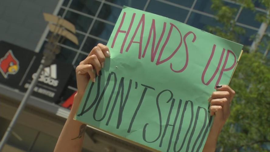 Sign at BLM healing ceremony
