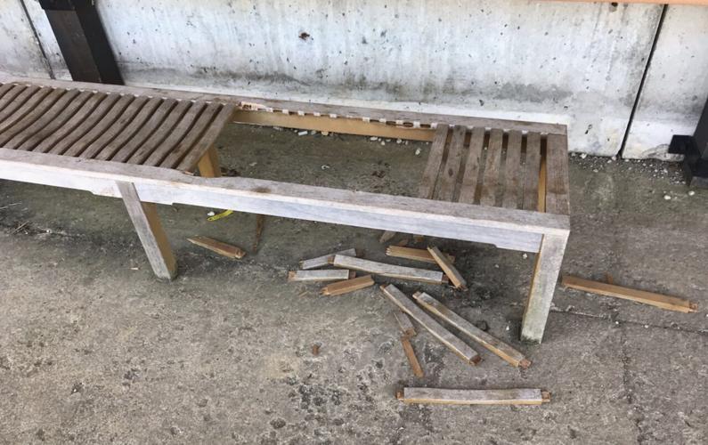Property damage at Broad Run Park in The Parklands of Floyds Fork (Aug. 2020)
