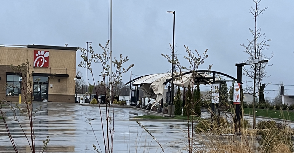 Chick-fil-A Damaged in April 2 storms