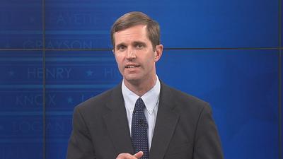 Andy Beshear at WDRB debate
