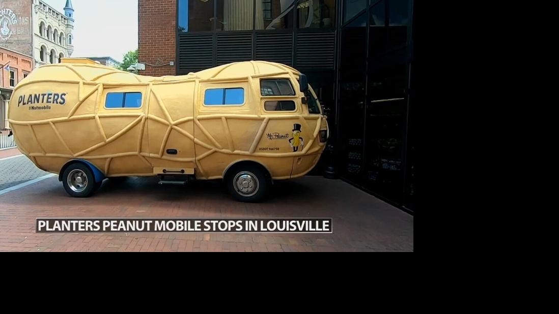 Planters Nutmobile visits Louisville Slugger Museum