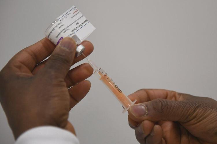 Covid-19 AstraZenaca vaccine prepared NHS Nightingale in London