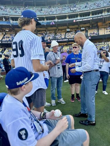 Maxson at World Series Game