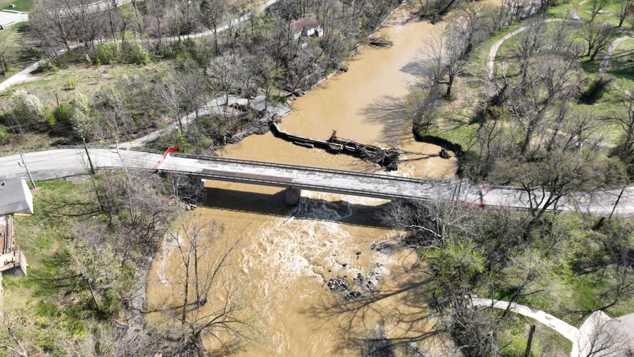 Blackiston Mill Road Bridge aerial 4-1-25