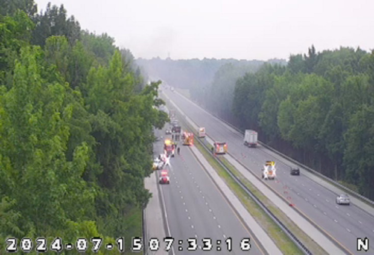 I-65 Crash at Memphis-Blue Lick Road exit