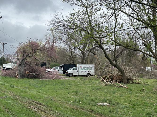 Crews in Fairdale after storms