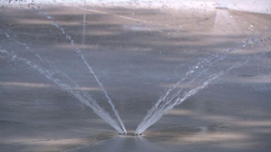 Fountain at Victory Park sprayground