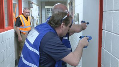 Police take part in active shooter training