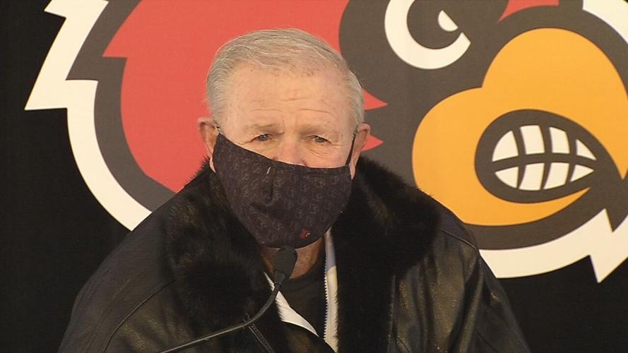 Denny Crum Speaks at the Groundbreaking for Denny Crum Hall