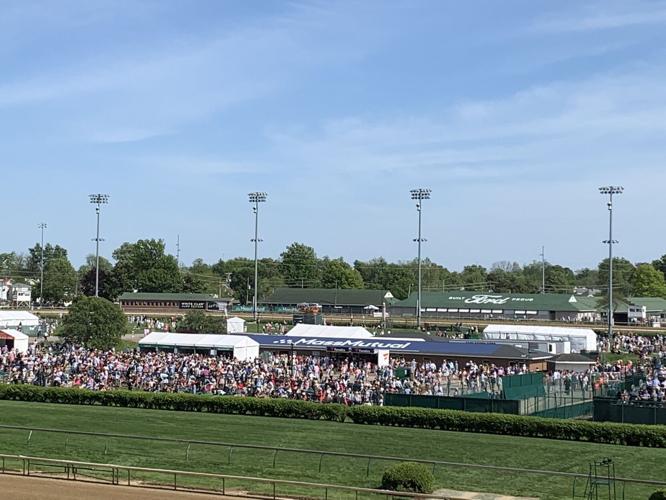 DERBY - INFIELD FROM GRANDSTANDS - 5-1-2021