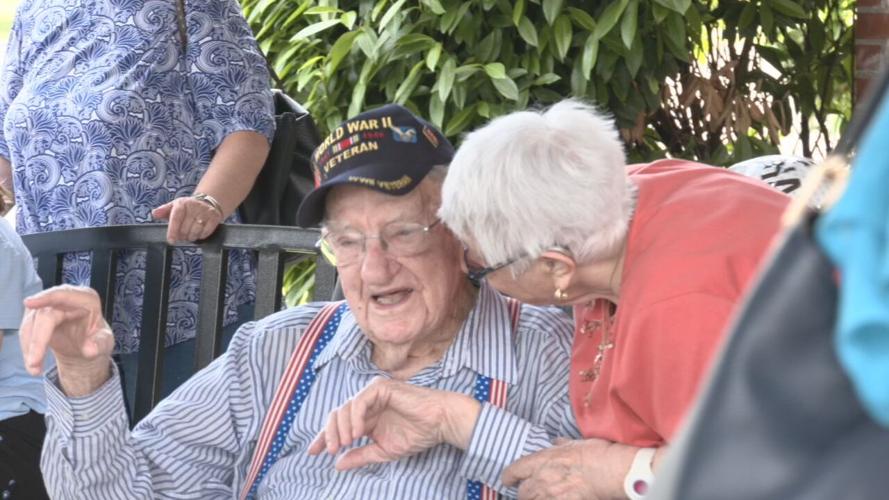 Birthday party for 103-year-old veteran Art Raderer