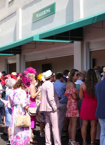 Wager window before Oaks race.JPG