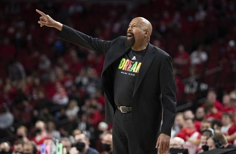 Indiana head coach Mike Woodson yells to his players against Nebraska.jpeg