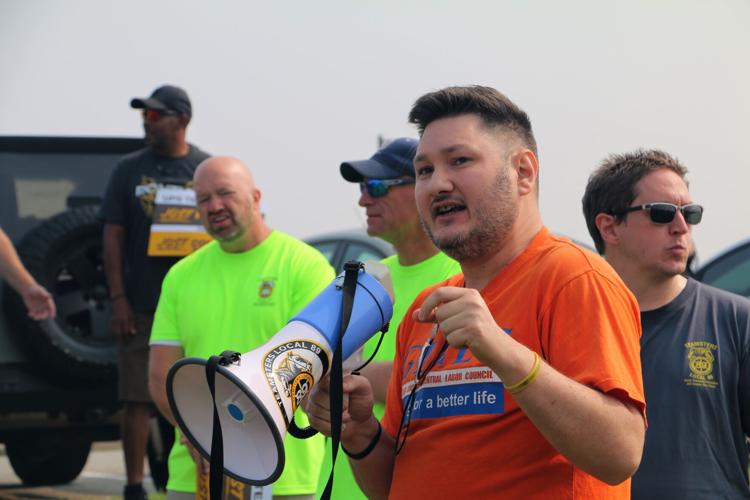 UPS Teamsters Practice Picket