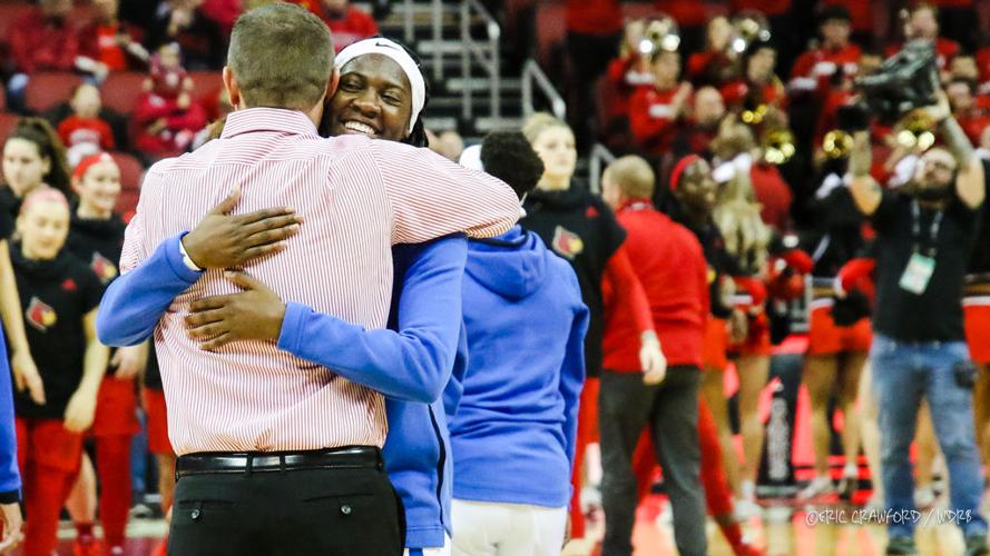 Jeff Walz and Rhyne Howard