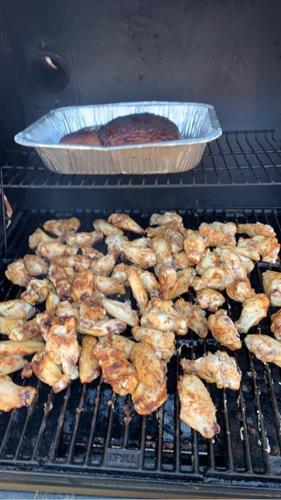 SUPER BOWL VIEWER FOOD -- SMOKED WINGS