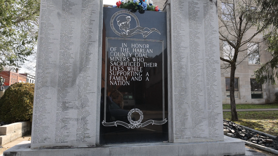 Coal miners memorial in Harlan