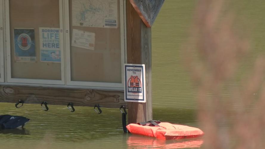 Nolin River Lake high water levels 5-22-25