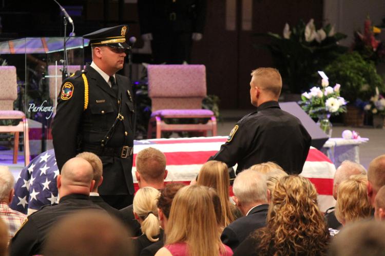 Funeral service and procession for Bardstown Police Ofc. Jason Ellis on May 30, 2013